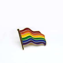 Großhandel Gay Pride Regenbogen Emaille Anstecknadel